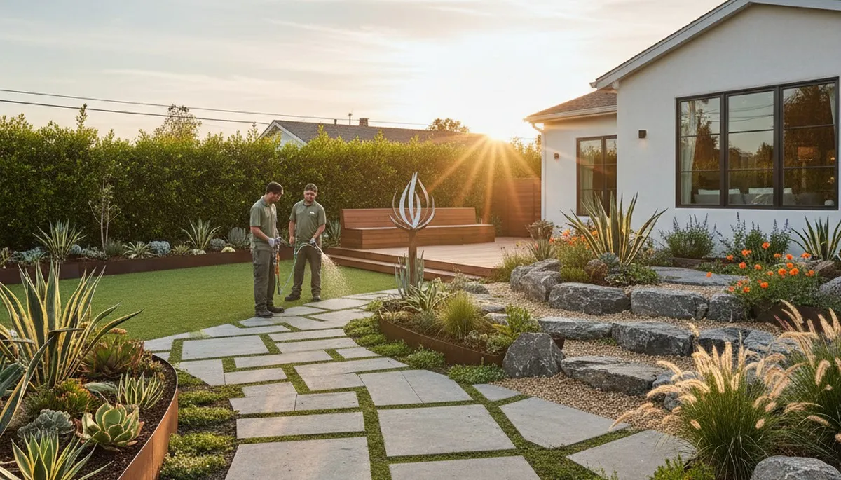 Los Angeles, CA landscaping design services for residential yards and outdoor spaces