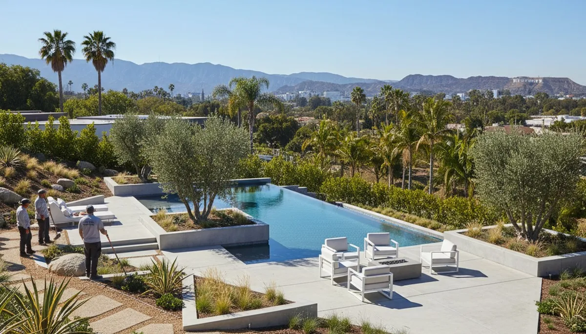 Los Angeles, CA landscaping service for custom yard design and maintenance